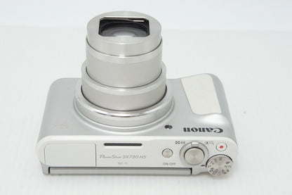 美品 Canon キヤノン PowerShot SX730 HS コンパクトデジタルカメラ シルバー 元箱付 260508ac
