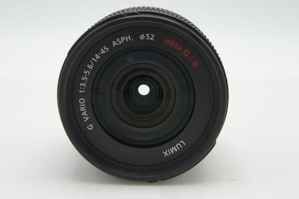 良品 Panasonic LUMIX G VARIO 14-45mm F3.5-5.6 ASPH. MEGA O.I.S. H-FS014045 マイクロフォーサーズ 260126u