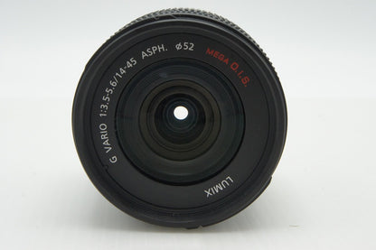 良品 Panasonic LUMIX G VARIO 14-45mm F3.5-5.6 ASPH. MEGA O.I.S. H-FS014045 マイクロフォーサーズ 260126u