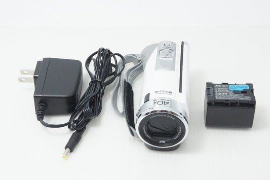 JVC Kenwood GZ-E600 Digital Video Camera White 260813j