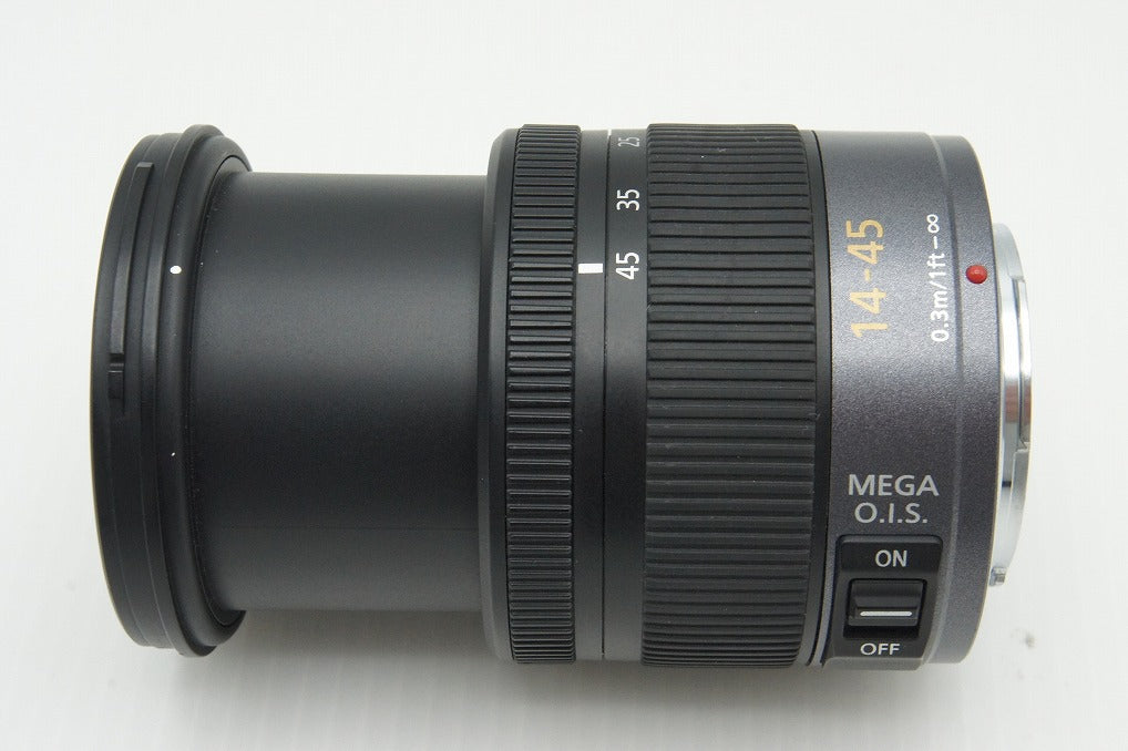 良品 Panasonic LUMIX G VARIO 14-45mm F3.5-5.6 ASPH. MEGA O.I.S. H-FS014045 マイクロフォーサーズ 260126u
