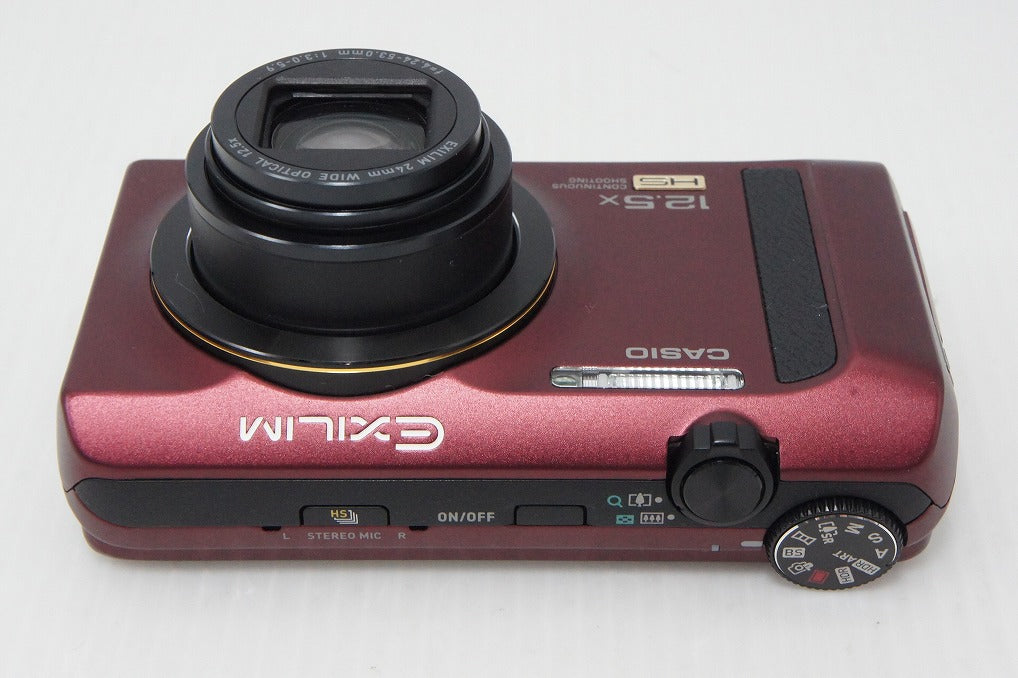【美品】CASIO EXILIM HS EX-ZR310 レッド　動作確認済 美品 CASIO カシオ EXILIM EX-ZR310 コンパクトデジタルカメラ レッド