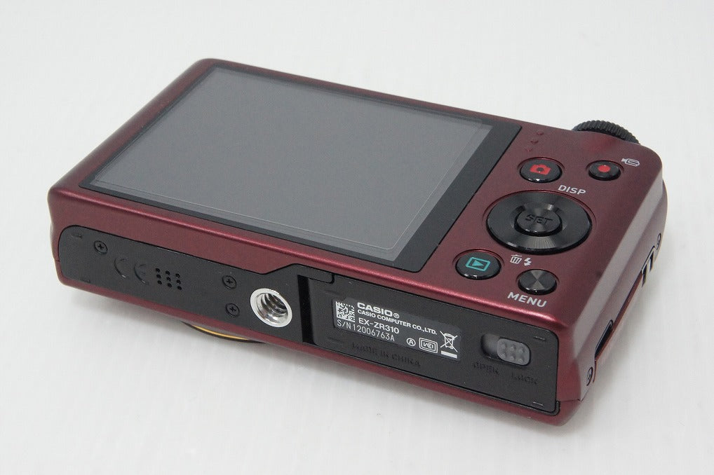 美品 CASIO カシオ EXILIM EX-ZR310 コンパクトデジタルカメラ レッド