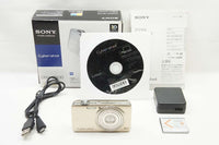 良品 SONY ソニー Cyber-shot DSC-WX30 コンパクトデジタルカメラ ゴールド 元箱付 241204i