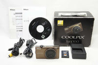 美品 Nikon ニコン COOLPIX S6000 コンパクトデジタルカメラ ブラウン 元箱付 250215g