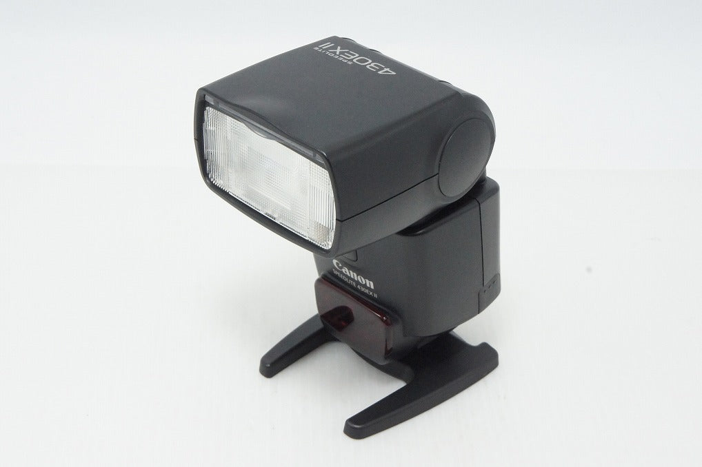美品 Canon キヤノン ストロボ スピードライト 430EX II スタンド ケース付 260507i