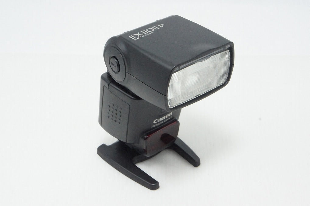美品 Canon キヤノン ストロボ スピードライト 430EX II スタンド ケース付 260507i