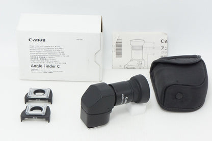 Canon ANGLE FINDER C Angle Finder with Case and Original Box 260507j