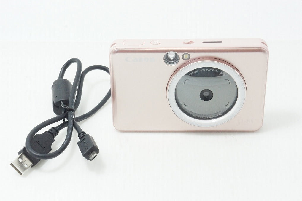 美品 Canon キヤノン iNSPiC ZV-223 インスタントカメラプリンター ピンク 260813p