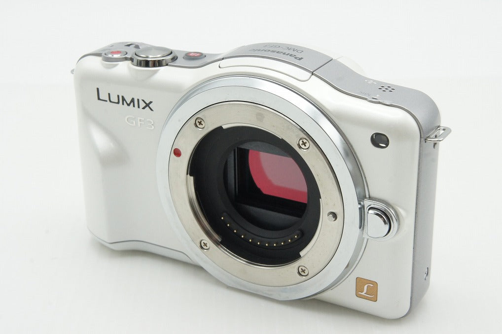 良品 Panasonic パナソニック LUMIX DMC-GF3 ボディ ミラーレス一眼カメラ ホワイト 260126n