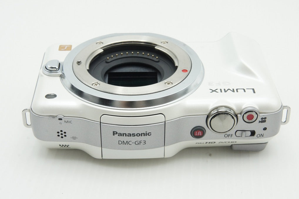 良品 Panasonic パナソニック LUMIX DMC-GF3 ボディ ミラーレス一眼カメラ シェルホワイト 260818sf