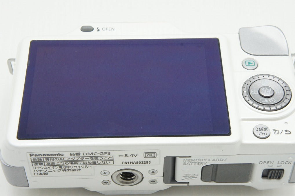 良品 Panasonic パナソニック LUMIX DMC-GF3 ボディ ミラーレス一眼カメラ ホワイト 260126n