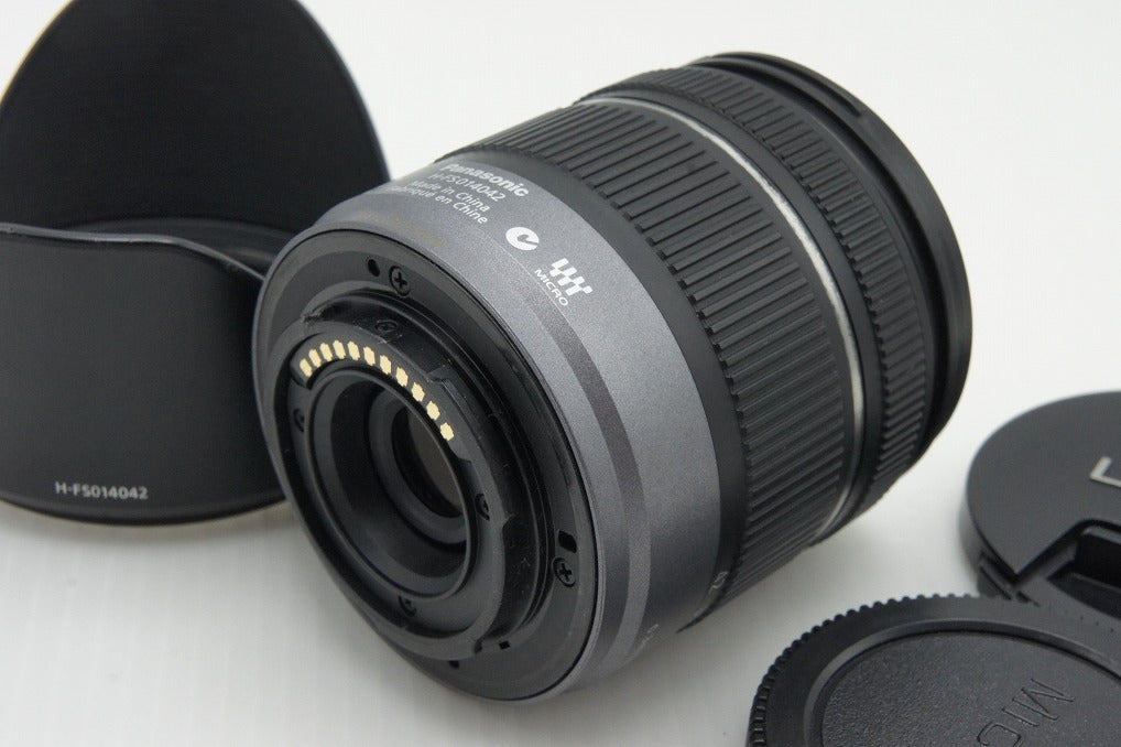 Panasonic LUMIX G VARIO 14-42mm F3.5-5.6 ASPH. MEGA O.I.S H-FS014042 マイクロフォーサーズ ズームレンズ 260126p