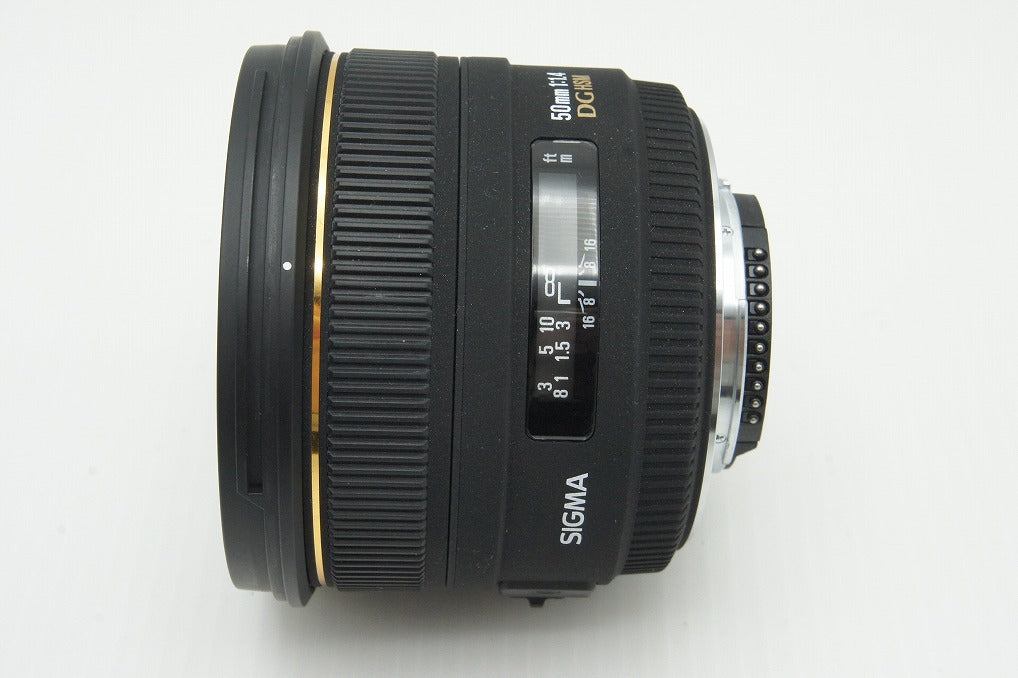 美品 SIGMA シグマ 50mm F1.4 EX DG HSM Nikon ニコン Fマウント フルサイズ 単焦点レンズ 元箱付 260126y