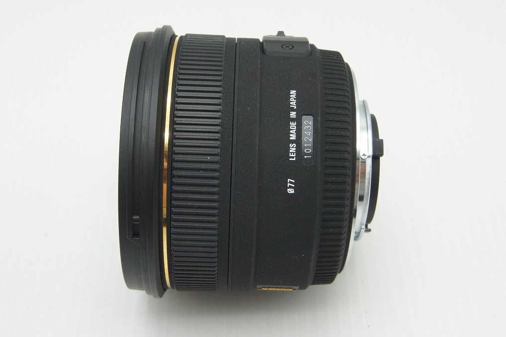 美品 SIGMA シグマ 50mm F1.4 EX DG HSM Nikon ニコン Fマウント フルサイズ 単焦点レンズ 元箱付 260126y