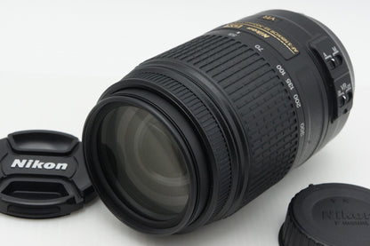 美品 Nikon ニコン AF-S DX NIKKOR 55-300mm F4.5-5.6G ED VR APS-C ズームレンズ 元箱付 260310ae