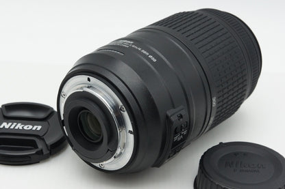 美品 Nikon ニコン AF-S DX NIKKOR 55-300mm F4.5-5.6G ED VR APS-C ズームレンズ 元箱付 260310ae