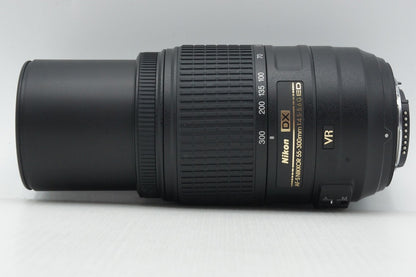 美品 Nikon ニコン AF-S DX NIKKOR 55-300mm F4.5-5.6G ED VR APS-C ズームレンズ 元箱付 260310ae