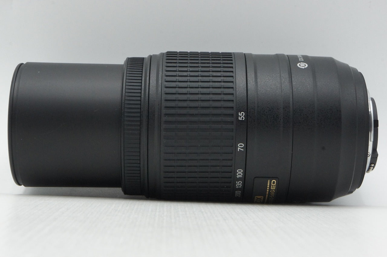 美品 Nikon ニコン AF-S DX NIKKOR 55-300mm F4.5-5.6G ED VR APS-C ズームレンズ 元箱付 260310ae