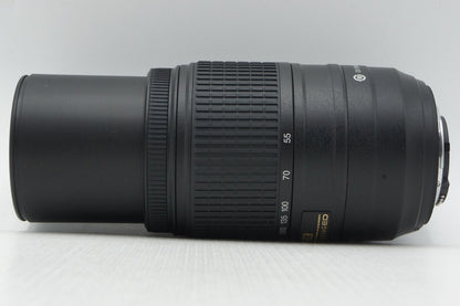 美品 Nikon ニコン AF-S DX NIKKOR 55-300mm F4.5-5.6G ED VR APS-C ズームレンズ 元箱付 260310ae