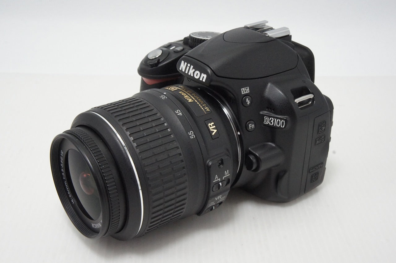 Excellent condition Nikon D3100 Body + AF-S DX 18-55mm VR Lens Kit Digital SLR Camera 260511b