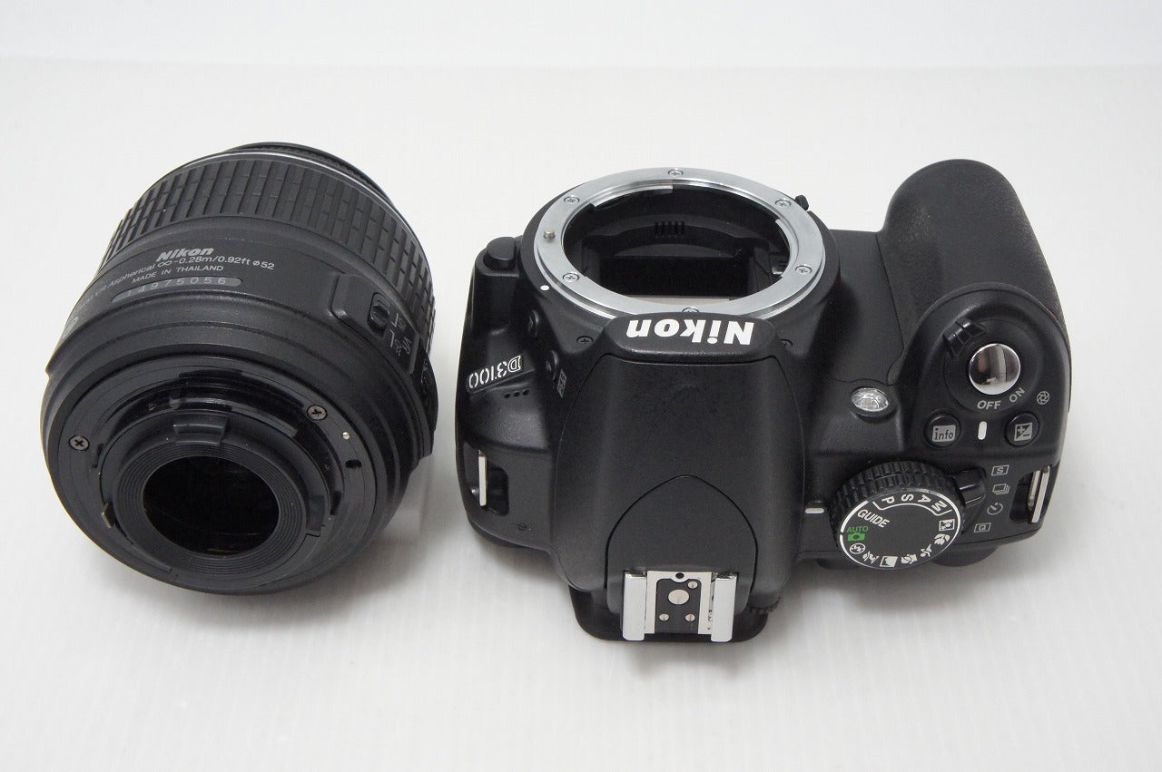 Excellent condition Nikon D3100 Body + AF-S DX 18-55mm VR Lens Kit Digital SLR Camera 260511b