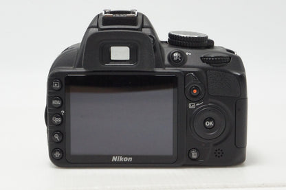 Excellent condition Nikon D3100 Body + AF-S DX 18-55mm VR Lens Kit Digital SLR Camera 260511b