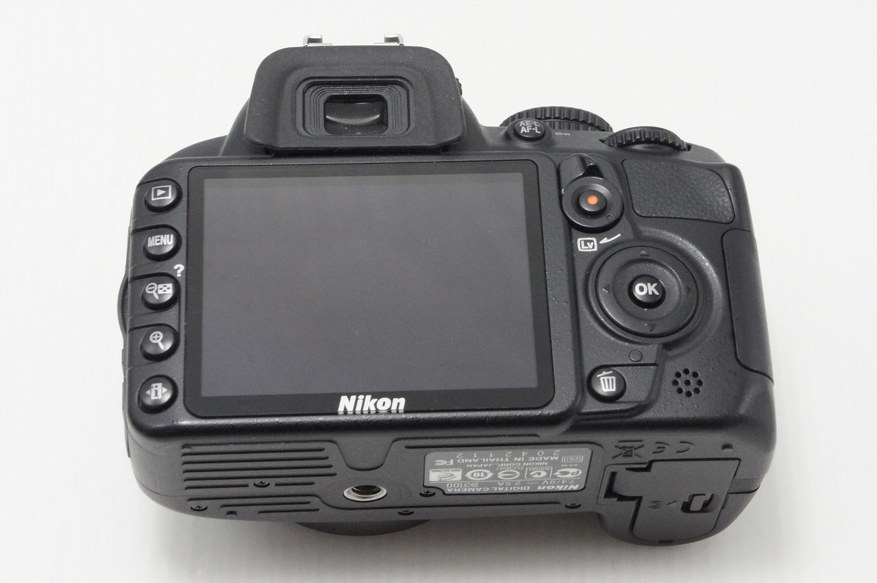 Excellent condition Nikon D3100 Body + AF-S DX 18-55mm VR Lens Kit Digital SLR Camera 260511b