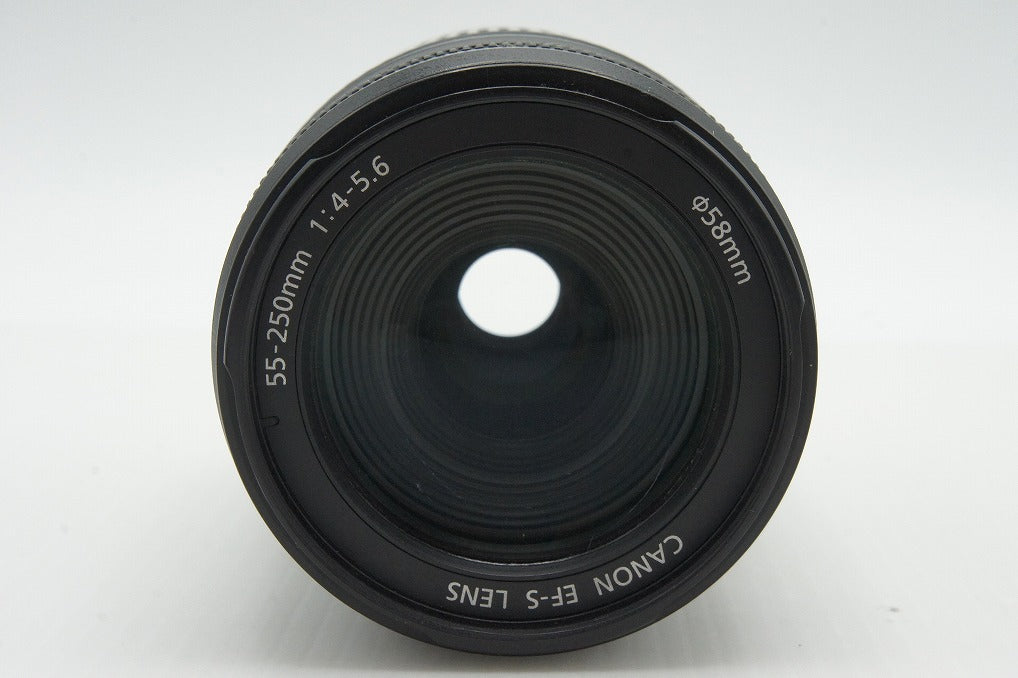 良品 Canon キヤノン EF-S 55-250mm F4-5.6 IS APS-C ズームレンズ 260126e