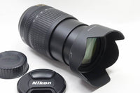 美品 Nikon ニコン AF-S DX NIKKOR 18-105mm F3.5-5.6G ED VR APS-C ズームレンズ フード付 250728at