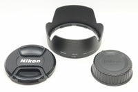 美品 Nikon ニコン AF-S DX NIKKOR 18-105mm F3.5-5.6G ED VR APS-C ズームレンズ フード付 250728at