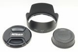 美品 Nikon ニコン AF-S DX NIKKOR 18-105mm F3.5-5.6G ED VR APS-C ズームレンズ フード付 250728at