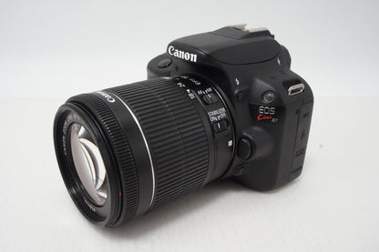 Excellent Condition Canon EOS Kiss X7 Body + EF-S 18-55 IS STM Lens Kit Digital SLR Camera 260507e