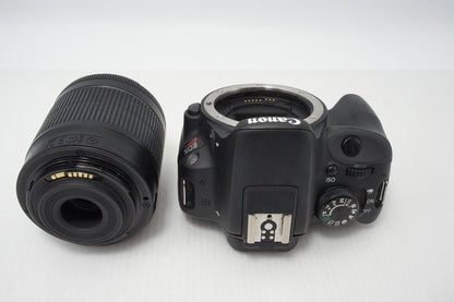 Excellent Condition Canon EOS Kiss X7 Body + EF-S 18-55 IS STM Lens Kit Digital SLR Camera 260507e