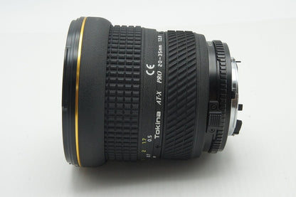 Tokina トキナー AT-X PRO AF 20-35mm F2.8 (AT-X 235AF PRO) Nikon ニコン Fマウント ズームレンズ フード付 260123aq