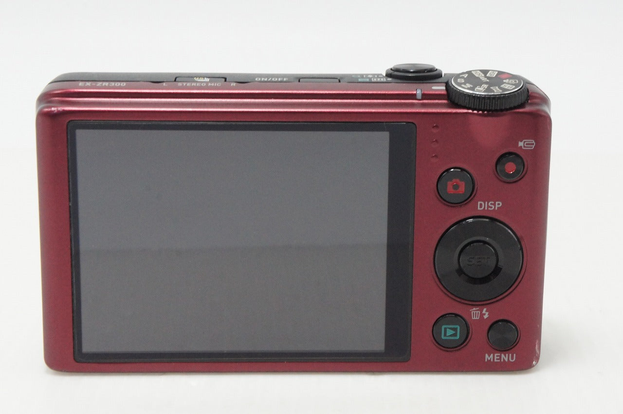 極上品！CASIO　EXILIM EX-ZR300　希少な赤! 良品 CASIO カシオ HIGH SPEED EXILIM EX-ZR300 コンパクトデジタル