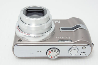 良品 Panasonic パナソニック LUMIX DMC-TZ3 コンパクトデジタルカメラ ブラウン 元箱付 260508w