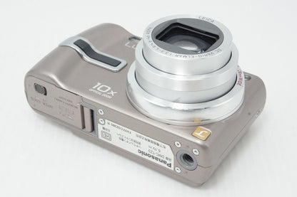良品 Panasonic パナソニック LUMIX DMC-TZ3 コンパクトデジタルカメラ ブラウン 元箱付 260508w