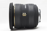 良品 SIGMA シグマ 10-20mm F4-5.6 EX DC HSM Nikon ニコン Fマウント APS-C フード ポーチ付 250217q