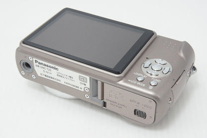 良品 Panasonic パナソニック LUMIX DMC-TZ3 コンパクトデジタルカメラ ブラウン 元箱付 260508w