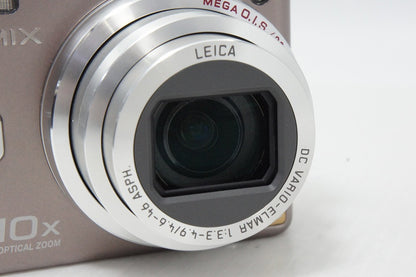 良品 Panasonic パナソニック LUMIX DMC-TZ3 コンパクトデジタルカメラ ブラウン 元箱付 260508w