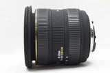 良品 SIGMA シグマ 10-20mm F4-5.6 EX DC HSM Nikon ニコン Fマウント APS-C フード ポーチ付 250217q