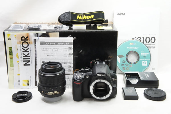 美品 Nikon ニコン D3100 + AF-S DX 18-55mm VR レンズキット デジタル一眼レフカメラ 元箱付 240601m
