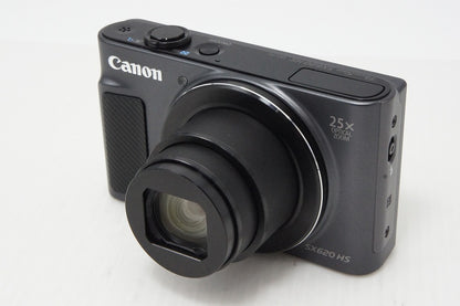 美品 Canon キヤノン PowerShot SX620 HS コンパクトデジタルカメラ ブラック 260512m
