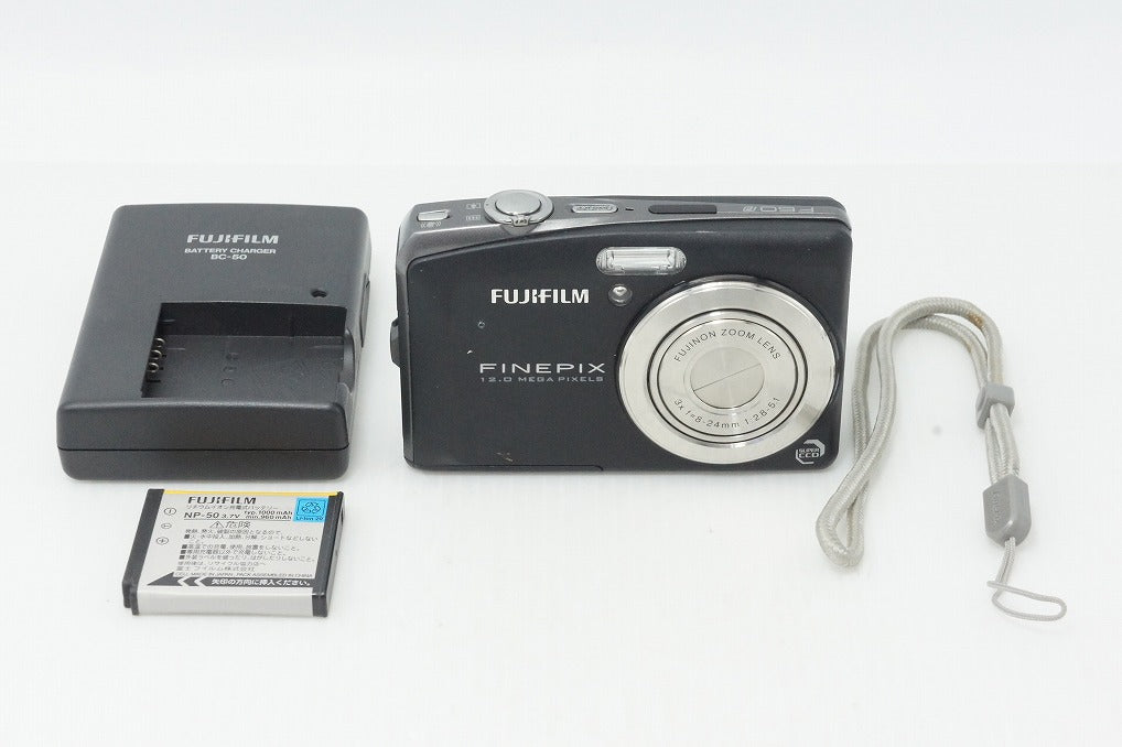 FUJIFILM FinePix F60fd Compact Digital Camera Black 260512k