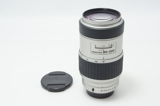 Good condition Pentax smc PENTAX FA 80-320mm F4.5-5.6 Silver K-mount Zoom Lens 260812aw