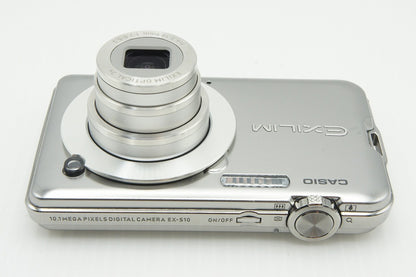 美品 CASIO カシオ EXILIM EX-S10 コンパクトデジタルカメラ シルバー 260123ag