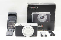 美品 FUJIFILM フジフィルム XQ2 コンパクトデジタルカメラ シルバー 元箱付 240817c