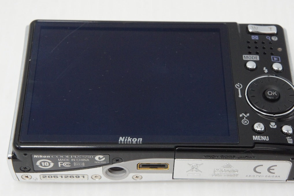 良品 Nikon ニコン COOLPIX S50 コンパクトデジタルカメラ グロス