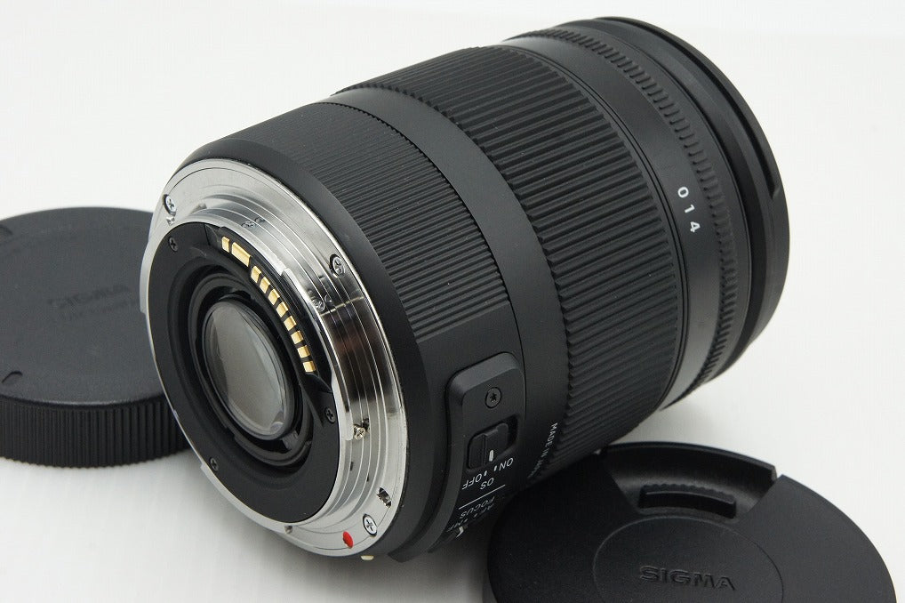 良品 SIGMA 18-200mm F3.5-6.3 DC MACRO OS HSM Contemporary Canon EFマウント APS-C ズームレンズ フード付 260123am